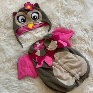 Cozy owl costume for baby 0-6 months